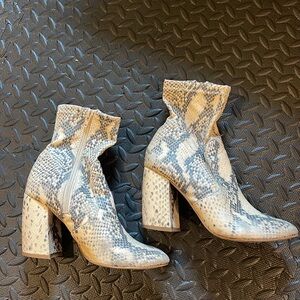 Steve Madden Snake Booties